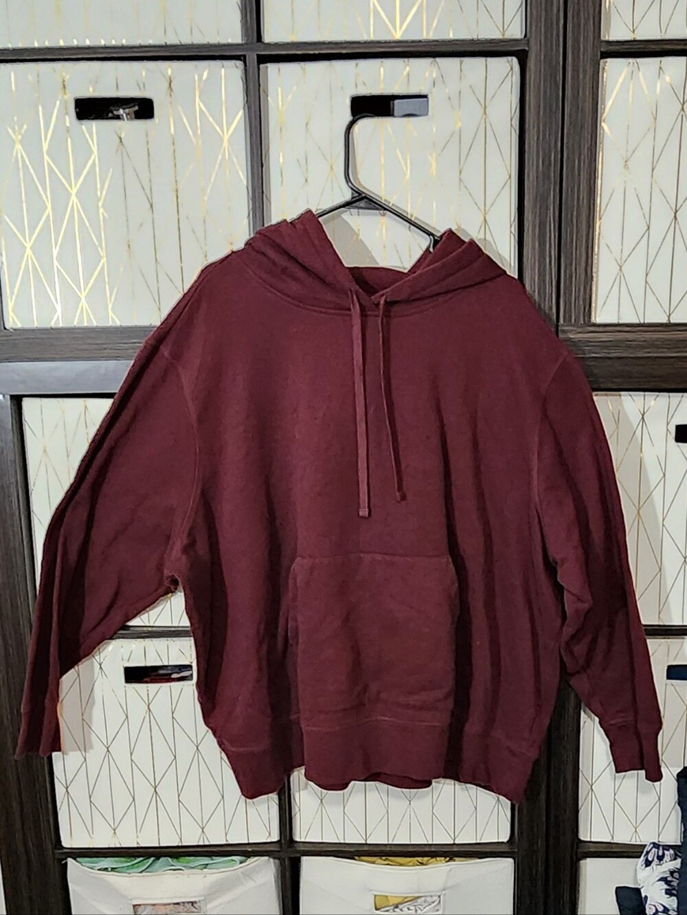 Amazon Essentials Maroon Pullover Hoodie